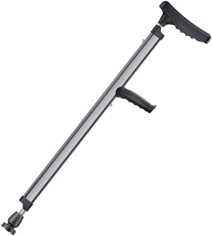 Photo 1 of Adjustable Aluminum Walking Cane & Underarm Crutches with Pads and Handgrips, for Adults 150-190cm Tall