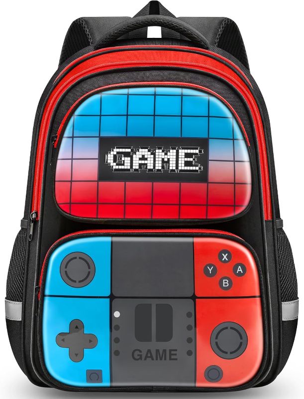 Photo 1 of Boys Backpack for School, 17.3? Gamer Backpack For Kids, Muti-Pockets Gaming Bookbag For Elementary Middle School Age 6-14
