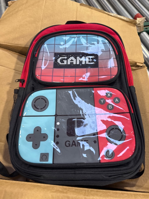 Photo 1 of Boys Backpack for School, 17.3? Gamer Backpack For Kids, Muti-Pockets Gaming Bookbag For Elementary Middle School Age 6-14

