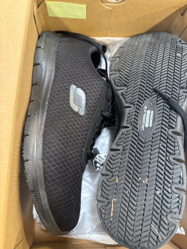 Photo 1 of Skechers Women's Ghenter Bronaugh Food Service Shoe, Black, 7.5 Wide
