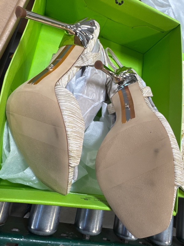 Photo 1 of Sam Edelman Women's Lilian Heeled Sandal, Soft Gold, 6.5