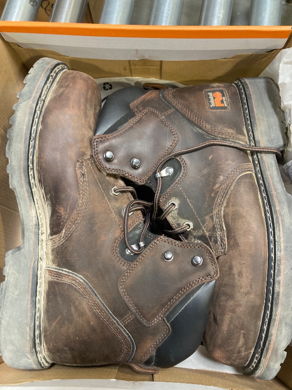 Photo 1 of Timberland PRO Men's Pit Boss 6 Inch Steel Safety Toe Industrial Work Boot, Brown-2024 New, 12
