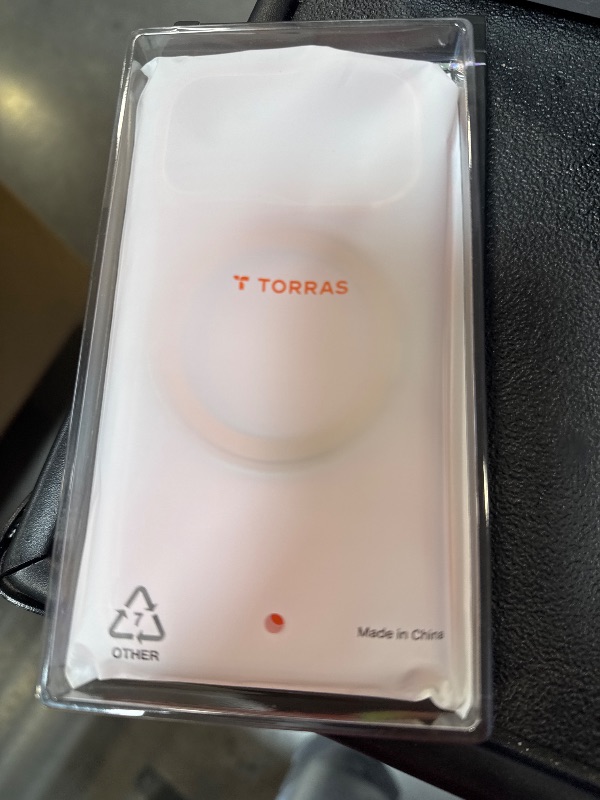 Photo 1 of TORRAS 360 Magnetic Stand for iPhone 17 Pro Case, [Rotatable Sturdy Kickstand][Fit for MagSafe][4X Mil-Grade Shockproof] Slim Transparent Phone Cover, Camera Button, Clear Orange, Ostand O3 Fitness