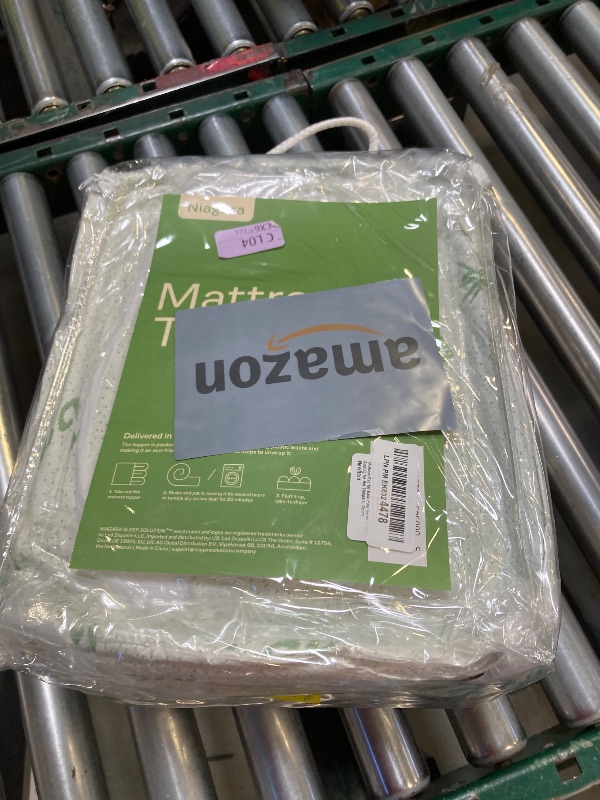 Photo 1 of Ultra Soft King Size Mattress Topper - Viscose Made from Bamboo Pillow Top Mattress Pad for Back Pain Relief - Naturally Cooling for Hot Sleepers, Green