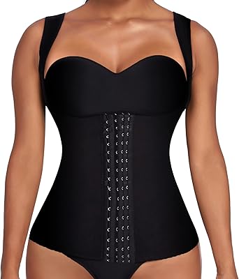 Photo 1 of Ekouaer Women's Underbust Corset Waist Trainer Cincher Steel Boned Body Shaper Tummy Fat Burner SIZE XL