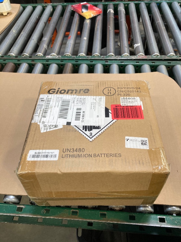 Photo 1 of Giomre Portable Power Station, 297Wh Backup Lithium Battery Generator with 600W AC Output and 120W Fast Charging, Solar Generator for Outdoors Camping, Travel Emergency, Home Blackout