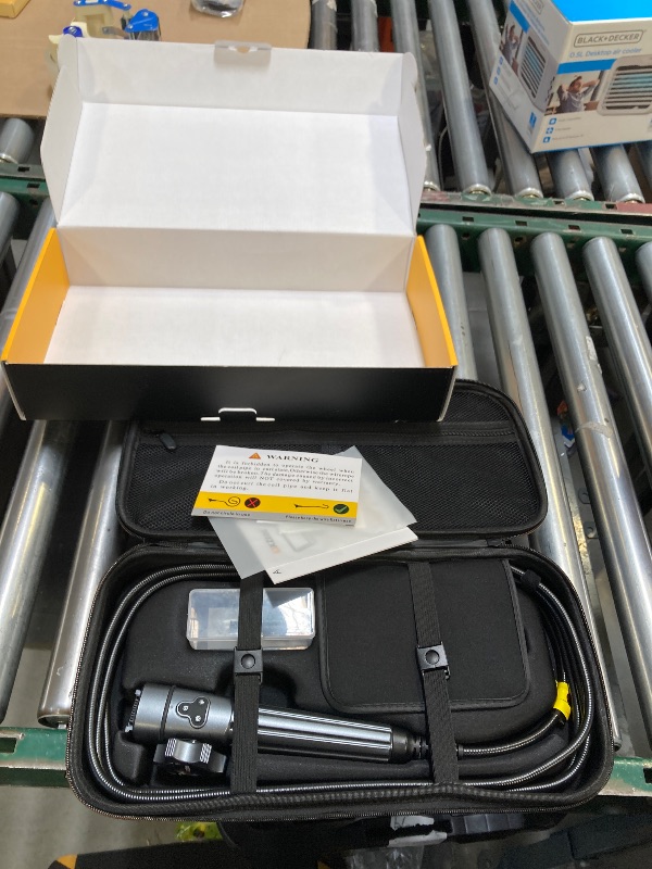 Photo 1 of DXZtoz 10FT Articulating Borescope, Inspection Camera with 0.33in Two-Way Steering Snake Camera, Waterproof 1080P Endoscope with Light for Mechanics Electriction Wall Pipe Inspection