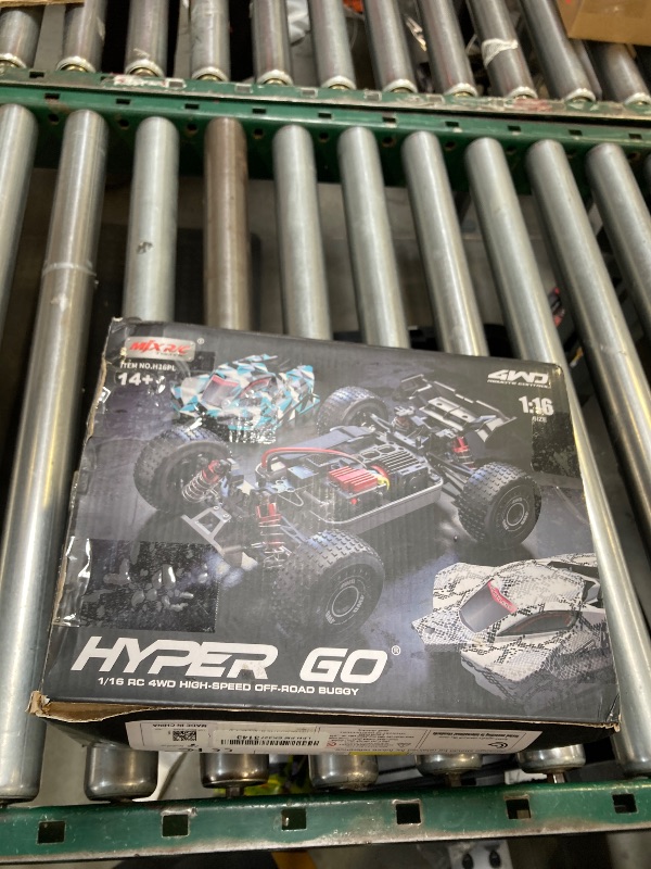 Photo 1 of HYPER GO H16PL 1/16 RTR Fast Brushless RC Buggy for Adults, Max 38 mph RC Truck, 4WD High Speed Racing Car with 2S 2000 mAh Battery for RC Basher