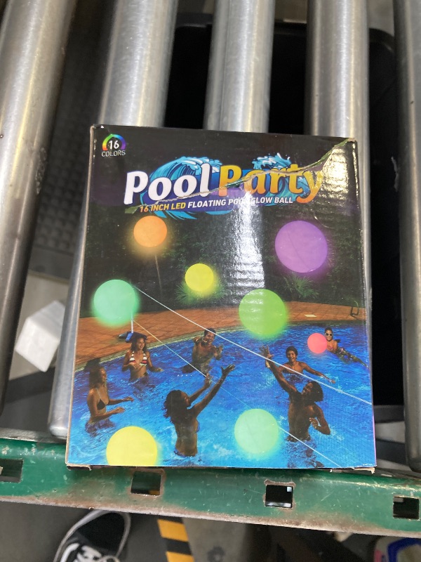 Photo 1 of Pool Toys - LED Beach Ball with Remote Control - 16 Colors Lights and 4 Light Modes, 100ft Control Distance - Outdoor Beach Party Games for Kids Adults, Pool Patio Garden Decorations (1PCS).