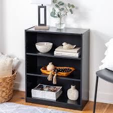 Photo 1 of Mainstays 3-Shelf Bookcase with Adjustable Shelves, True Black Oak
