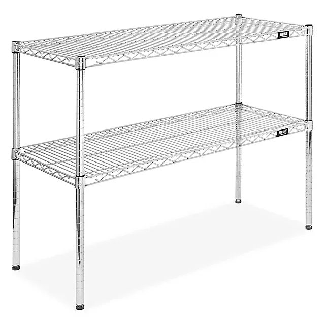 Photo 1 of 2 Tier Wire Shelf , chrome