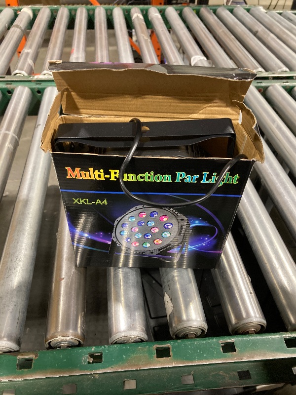 Photo 1 of  LED Stage Lights RGB DJ LED Par Light DMX Controlled Sound Activated Auto Play Uplights for Wedding Birthday Christmas Holiday Music Show Dance Party Stage Lighting