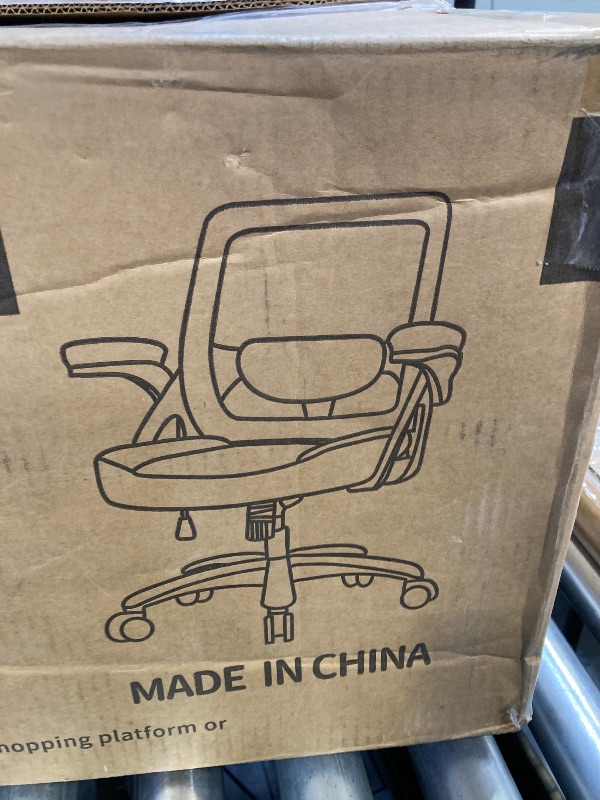 Photo 1 of Office Chair - Ergonomic Desk Chair with Adjustable Lumbar Support, Mesh Computer Chair, Executive Chairs for Home Office Comfortable Lumbar Support (Black)