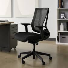 Photo 1 of Office Chair - Ergonomic Desk Chair with Adjustable Lumbar Support, Mesh Computer Chair, Executive Chairs for Home Office Comfortable Lumbar Support (Black)