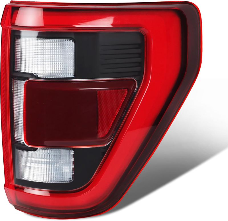 Photo 1 of LED Tail Light Compatible with Ford F150 Raptor 2021 2022 2023,Fit King Ranch Lariat Limited Platinum Black Housing Taillights W/Blind Spot, Module Not Included, Right Passenger Side, OEM: NL3Z13404E