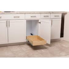 Photo 1 of Light Brown Wood Pull Out Cabinet Drawers