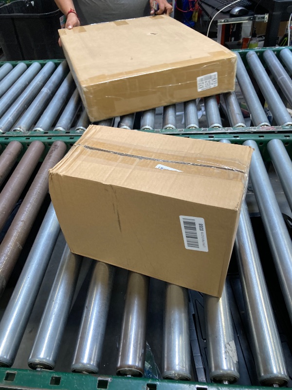 Photo 1 of 2 Pack Plastic Divided Veggie Storage Containers with Lids and Handles for Fridge Storage Organizer Boxes for Refrigerator Produce Beans Fruits Organzation