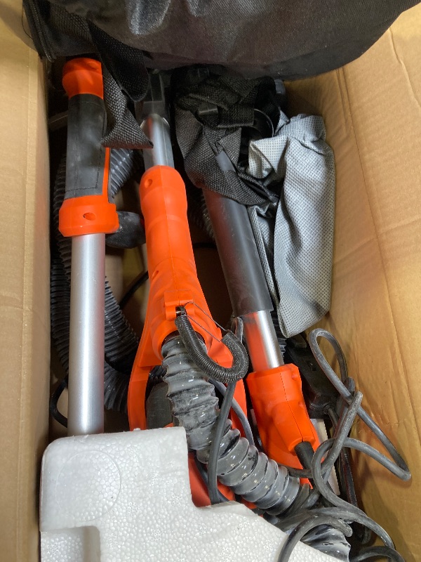 Photo 1 of Drywall Sander, 1000W Popcorn Ceiling Removal Tool, Automatic Drywall Sander with Vacuum Dust Collection, LED Light, 6 Variable Speed 800-2200RPM,15Pcs Sanding Discs, Foldable & Extendable Handle