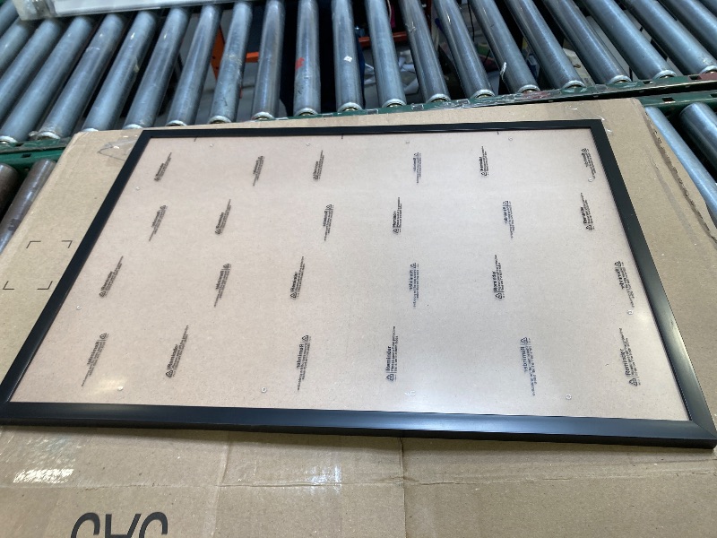 Photo 1 of 17x24 Frame Black Solid Wood Picture Frame