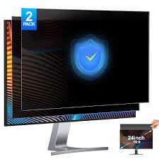 Photo 1 of [2-Pack] 24 Inch Privacy Screen for Monitor Computer Screen Privacy Filter for 16:9 Widescreen Monitor Desktop PC Monitor Privacy Film Monitor Privacy Shield and Anti-Glare Protector