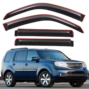Photo 1 of 
WINDOW RAIN GAURDS FOR HONDA PIOLT 2009-2015

