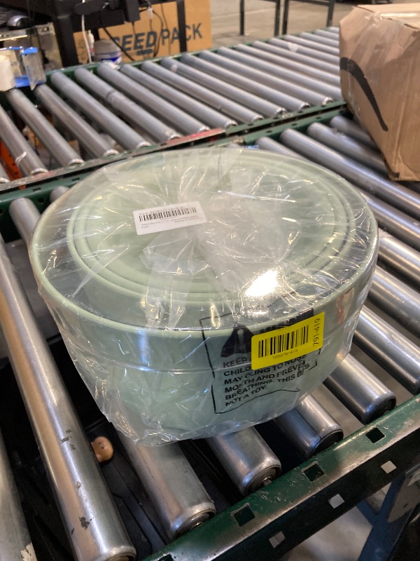 Photo 1 of Plant Pots 12/10/9 inch Set of 3, Flower Pots with Multi Mesh Drainage Holes, Large Planters for Indoor Outdoor Garden Plants and Flowers. (Green)