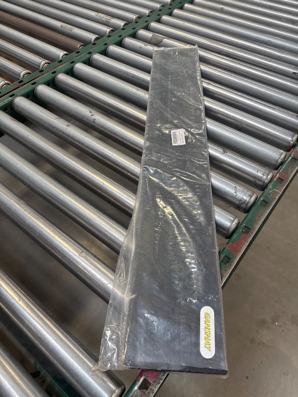 Photo 1 of 0.6" Rise Threshold Ramps for Doorways, Driveways, Heavy Duty Solid Rubber 3000lbs Capacity, Non-Slip & Cuttable Handicap Ramp for Wheelchairs, Scooters, Strollers, Curbs- 0.6?Rise (35?×5.5?)
