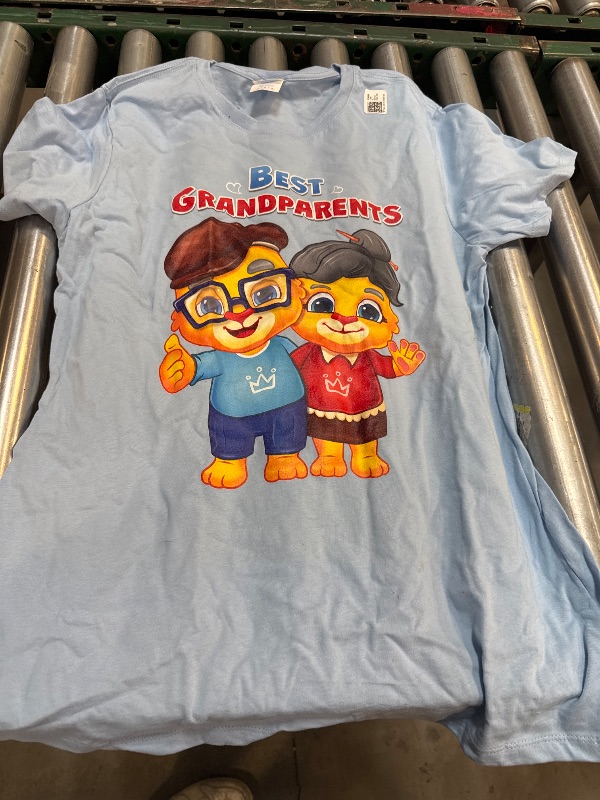 Photo 1 of Large Lucas' Family | Grandma and Grandpa, The Best Grandparents T-Shirt
