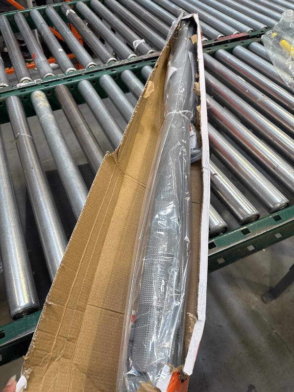 Photo 1 of 42 Inch High Retractable Baby Gates Extra Tall Retractable Pet Gate with Reinforced Strips 55 Inch Wide No Sag Mesh Baby Gate for Stairs Anti-Scratch Extra Tall Dog Gates for Doorways, Gray