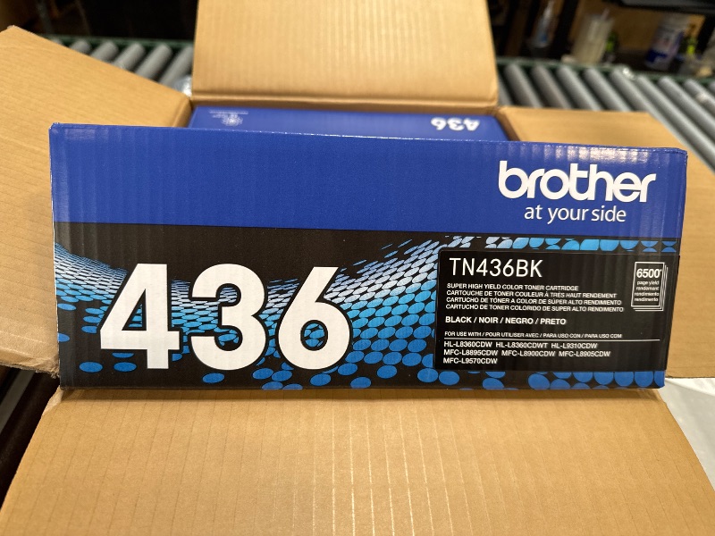 Photo 1 of Brother TN436BK, TN436C, TN436Y, TN436M 4-Color Super High Yield Toner Cartridge Set
