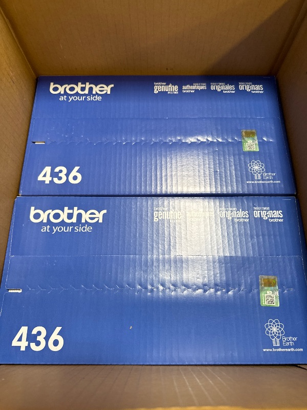 Photo 1 of Brother TN436BK, TN436C, TN436Y, TN436M 4-Color Super High Yield Toner Cartridge Set
