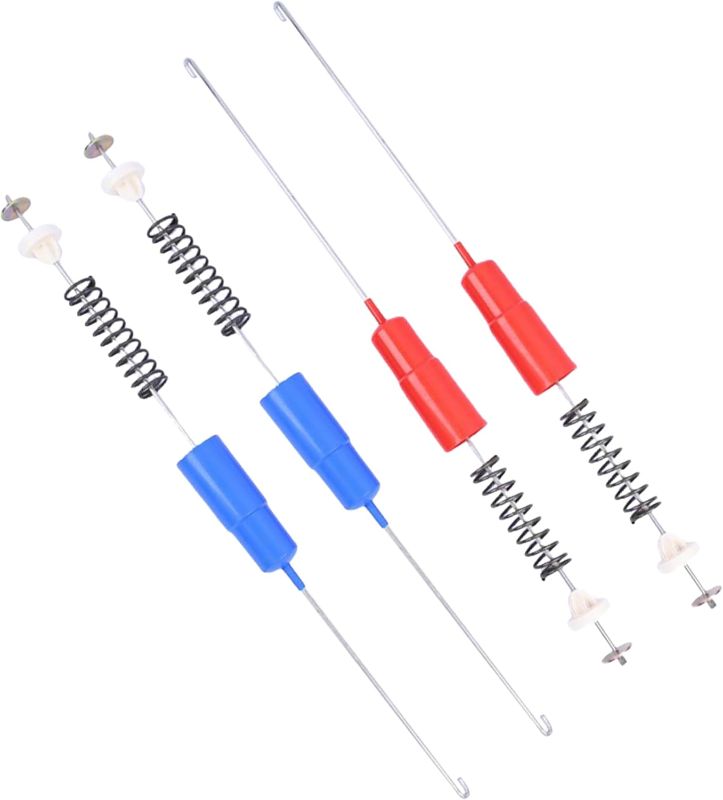 Photo 1 of WH16X26908 WH16X26909 Washing Machine Hanging Rod Kit Compatible with GE and Hotpoint Washing Machines GTW220ACK7WW GTW330ASK3WW HTW240ASK5WS Replacement Parts WH16X25220 AP6286894 4588119 1 Year QA
