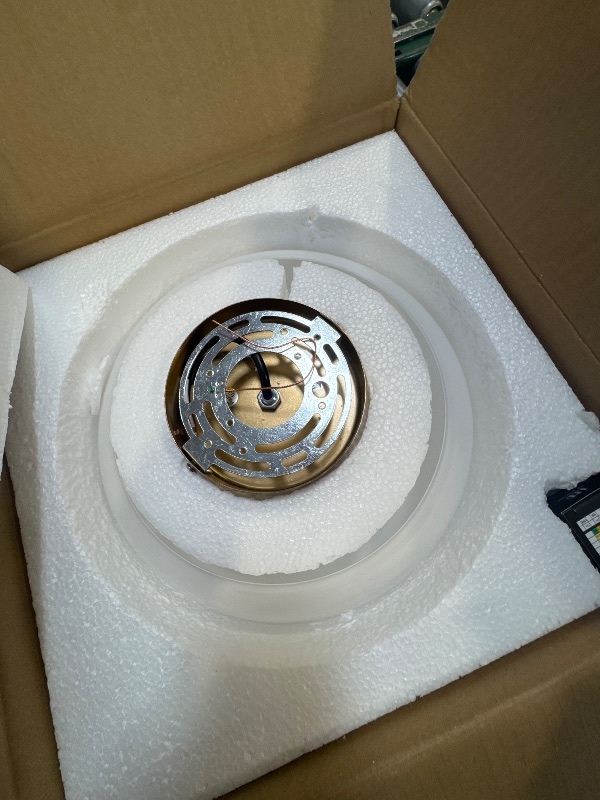 Photo 1 of Nordic Vintage Ceiling Light Fixture Denmark Mid Century Modern Nostalgia Semi Flush Mount Ceiling Light with Orange White Glass Shade for Restaurant Cafe Loft Bedroom Hallway 10.6inch
