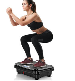 Photo 1 of APUOCE Vibration Plate Exercise Machine, Lymphatic Drainage Machine for Home Fitness, Whole Body Workout Power Vibrate Fitness Platform for Weight Loss & Shaping