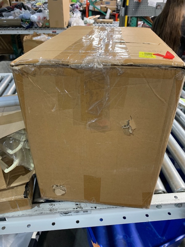 Photo 1 of ***(MAJOR DAMAGE/ SEE NOTES)***For 2007 2008 2009 2010 2011 2012 2013 Toyota Tundra Headlight Assembly For 2008-2017 Toyota Sequoia Head Lights Headlamp Replacement Driver and Passenger Pair, Chrome Housing Amber