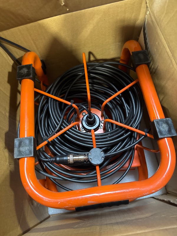 Photo 1 of Sewer Camera 100FT/30M Borescopes Plumbing Snake Pipe Inspection Camera DVR & Audio Recorder 22mm with 5600Mah Battery 4.3" IPS Screen 12 LEDs HD 1000TVL 32GB Card
