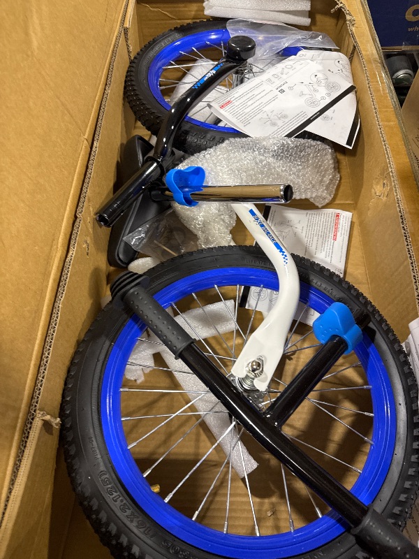 Photo 1 of Bixe Balance Bike - 16" (40.6 cm) Big Kids' Training Bikes - Kids Balance Bike Designed for Children Ages 4 to 9 - No Pedal Push Bicycle for Boys or Girls - Blue