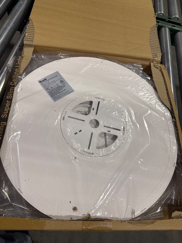 Photo 1 of 2 Pack 18 Inch Round LED Ceiling Light with Triac Dimming & 3 CCT Options (3000K/4000K/6500K)- 36W Super Slim Flush Mount Panel for Bedroom, Kitchen, Hallway, Garage & Office
