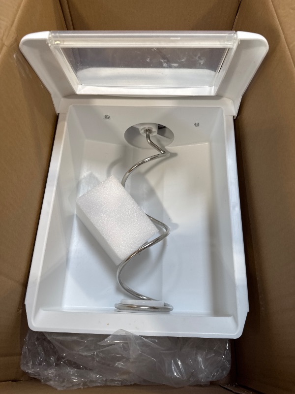 Photo 1 of Upgraded WPW10558423 Refrigerator Ice Bucket Compatible with Whirlpool Ice Maker Replacement W10558423 Whirlpool Ice Bucket Ice Bin WRS325FDAM04, WRS315SDHM08, WRS325SDHZ, WRS315SDHZ Ice Maker Tray
