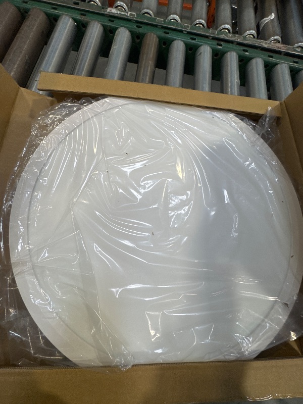 Photo 1 of 2 Pack 18 Inch Round LED Ceiling Light with Triac Dimming & 3 CCT Options (3000K/4000K/6500K)- 36W Super Slim Flush Mount Panel for Bedroom, Kitchen, Hallway, Garage & Office
