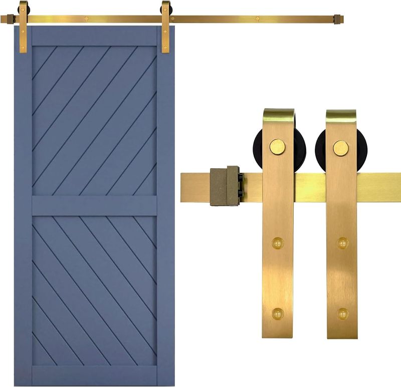 Photo 1 of Rio Salto Gold Barn Door Hardware Kit
