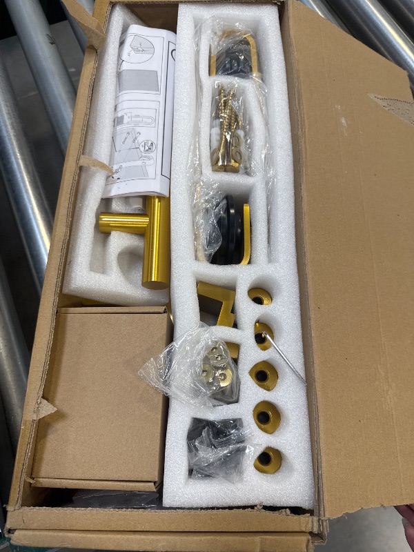 Photo 1 of Rio Salto Gold Barn Door Hardware Kit