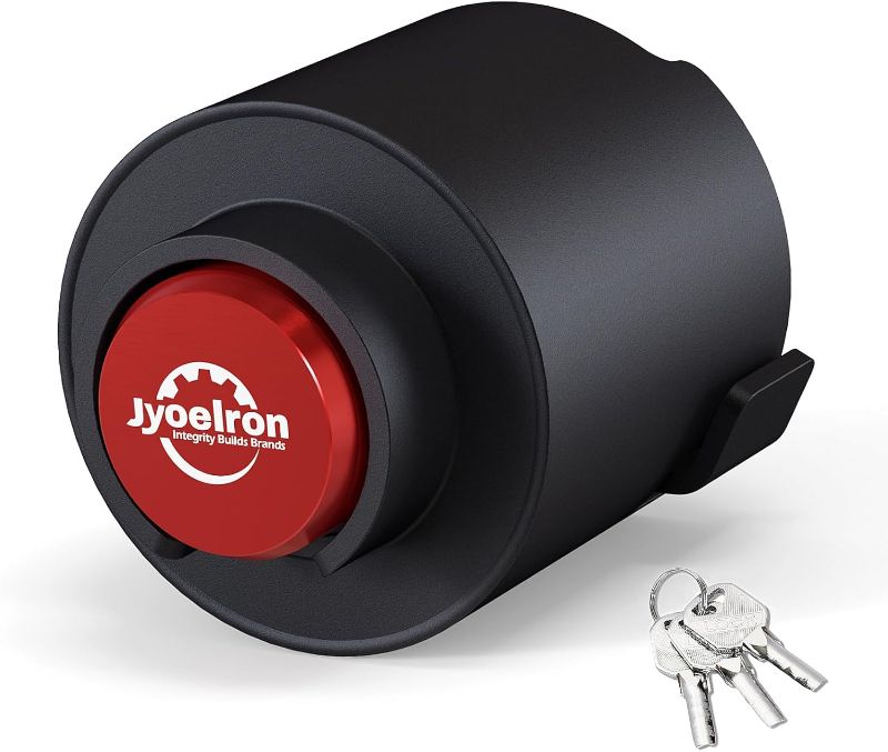 Photo 1 of Trailer Lock, Upgrade Anti Theft Heavy-Duty Steel Trailer Hitch Locks, Camper Accessories for RV, Trailer, Boat, Pickup
