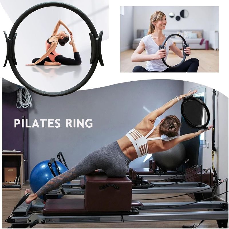 Photo 1 of Pilates Essentials Kit for Women - Better Yoga Pilates Kit for Home Workouts with Pilates Ring and Ball Set, Booty Bands, Figure 8 Resistance Band, Yoga Bands for Stretching
