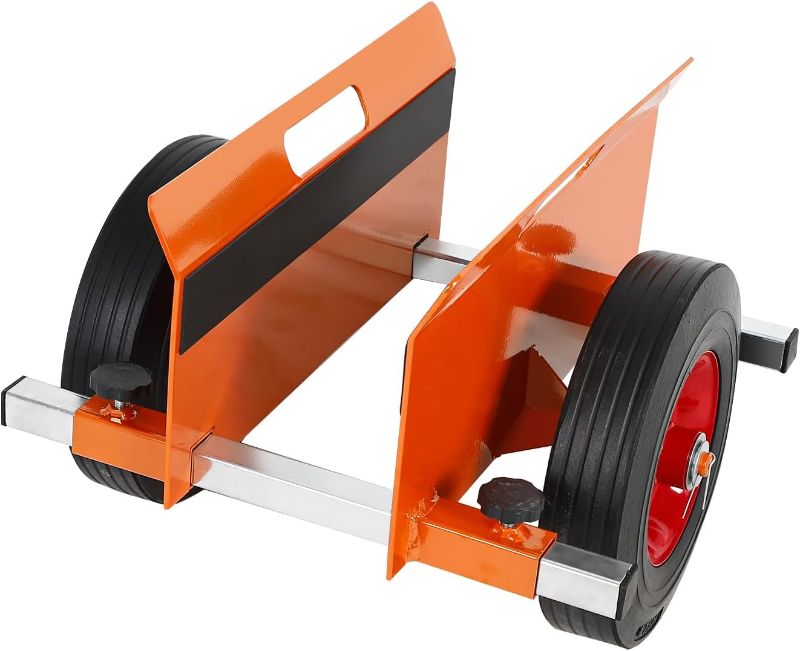 Photo 1 of Heavy Duty Door Cart with 10" Wheels, Adjustable Clamp Panel Cart for Wood, Plywood, Door, Fence, Sheetrock- 1100 LBS Load Capacity
