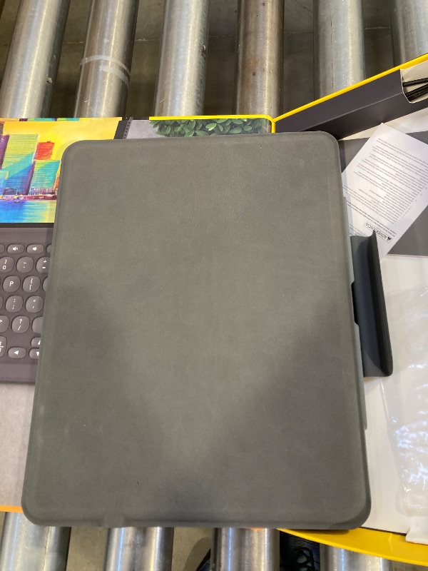 Photo 1 of ZAGG Pro Keys Detachable Case and Wireless Keyboard for Apple iPad Pro 12.9, Multi-Device Bluetooth Pairing, Backlit Laptop-Style Keys, Apple Pencil Holder, 6.6ft Drop Protection - Charcoal