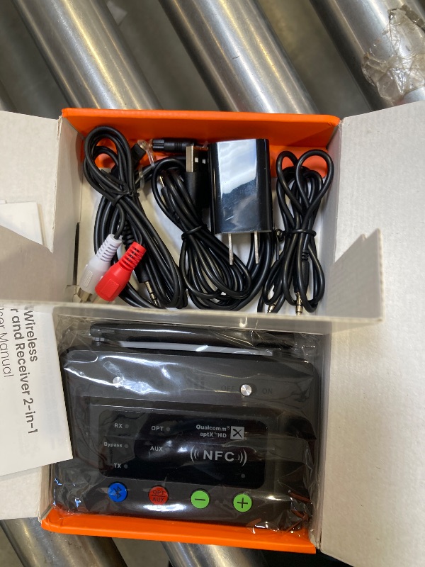 Photo 1 of 1Mii B03 Bluetooth 5.3 Transmitter Receiver for TV Home Stereo BT Headphones, aptX Low Latency/Adaptive/HD Bluetooth Audio Adapter, Splitter for Wired & Wireless, Optical RCA AUX 3.5mm Inputs/Outputs