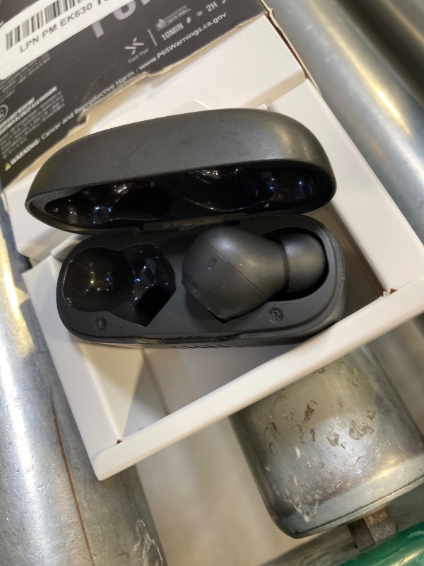 Photo 1 of JBL Vibe Beam - True Wireless JBL Deep Bass Sound Earbuds, Bluetooth 5.2, Water & Dust Resistant, Hands-free call with VoiceAware, Up to 32 hours of battery life (Black)