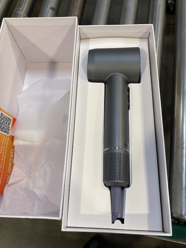 Photo 1 of DYS0N Alternative Hair Dryer - 1 Min Fast Drying, High-Speed Blow Dryer with 500 Million Negative Ions, No Heat Damage, Low Noise, Lightweight, Professional Hairdryer with Diffuser & Nozzle, Gunmetal