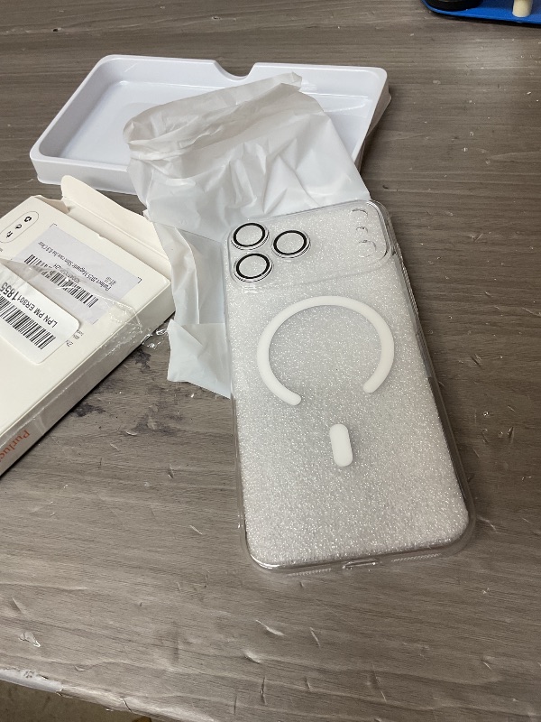 Photo 1 of Purluct Magnetic Slim Designed for iPhone 17 Pro Max Case[Compatible with MagSafe],Thin Finish Skin Hard Back Case [Non Yellowing] Ultra Protective Fit Cover with Camera Protection 6.9 Inch (Clear)